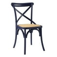 thumbnail image 1 of Modway Gear 34.5" Modern Wood Dining Side Chair in Midnight Blue, 1 of 10