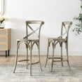 thumbnail image 1 of Modway Gear 39.5" Modern Style Elm Wood Counter Stool in Gray Finish, 1 of 10