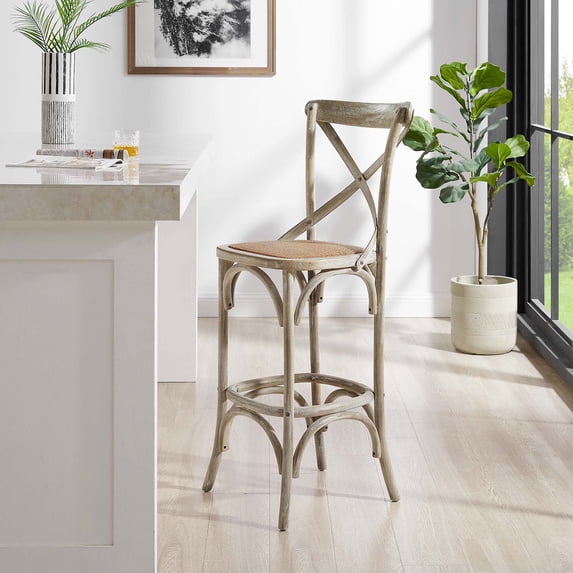Modway Gear Bar Stool Fully Assembled, Multiple Colors