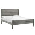 thumbnail image 1 of Georgia Queen Wood Platform Bed Gray, 1 of 7