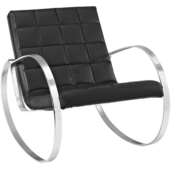 Modway Gravitas Upholstered Vinyl Lounge Chair