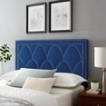 thumbnail image 1 of Modway Greta Performance Velvet Full/Queen Headboard in Navy, 1 of 10