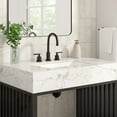 thumbnail image 1 of Modway Gridiron 36" Bathroom Vanity in White Black, 1 of 9