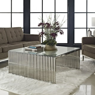 Square Coffee Table in Coffee Tables Silver Walmart