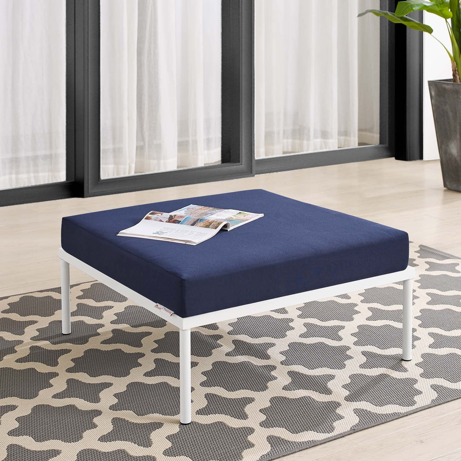 Sunbrella outdoor sale ottoman