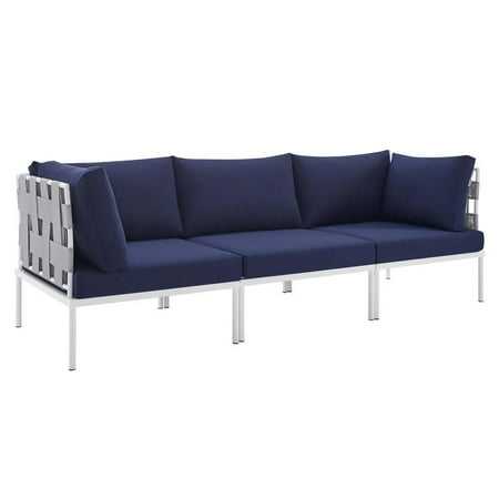 Harmony Sunbrella Outdoor Patio Aluminum Sofa-EEI-4968