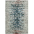 thumbnail image 1 of Modway Hesper  Distressed Contemporary Floral Lattice 5x8 Area Rug in Teal, Beige and Brown, 1 of 8