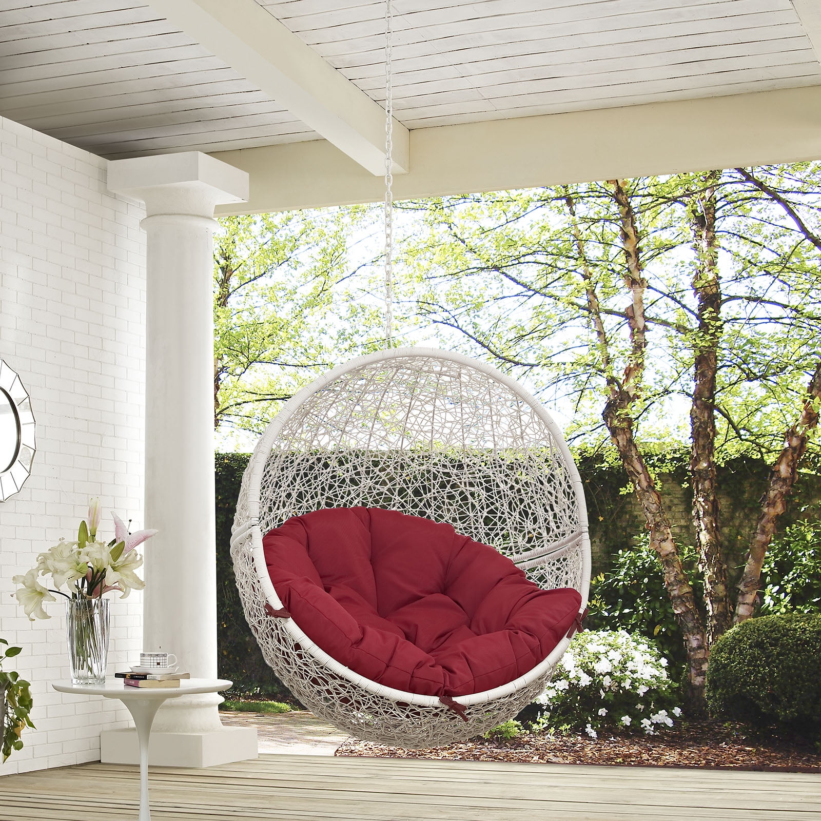 Hide outdoor patio swing chair without stand modway new arrivals