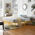 thumbnail image 1 of Modway Horizon Full Stainless Steel Bed Frame in Yellow, 1 of 11