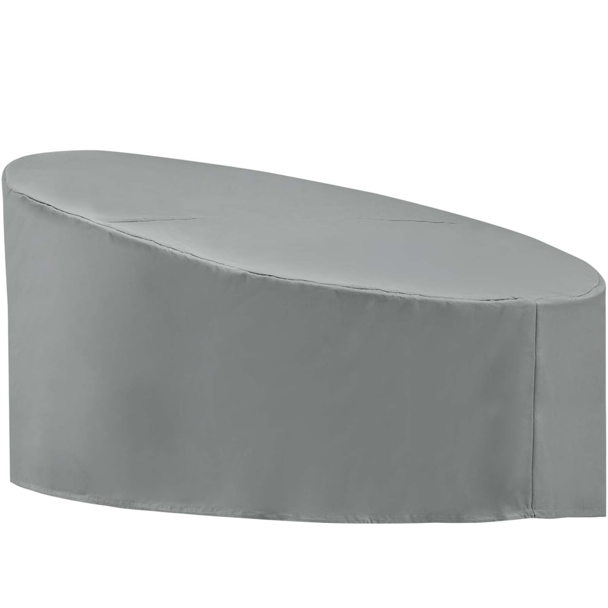 Gray Polyester Outdoor Patio Daybed Cover