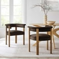 thumbnail image 1 of Performance Velvet Barrel Dining Chairs - Set of 2, 1 of 10