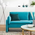 thumbnail image 1 of Modway Indicate Performance Velvet Sofa, Blue, 1 of 8
