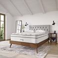 thumbnail image 1 of Modway Jenna 14" Modern Innerspring and Foam King Mattress in White, 1 of 10