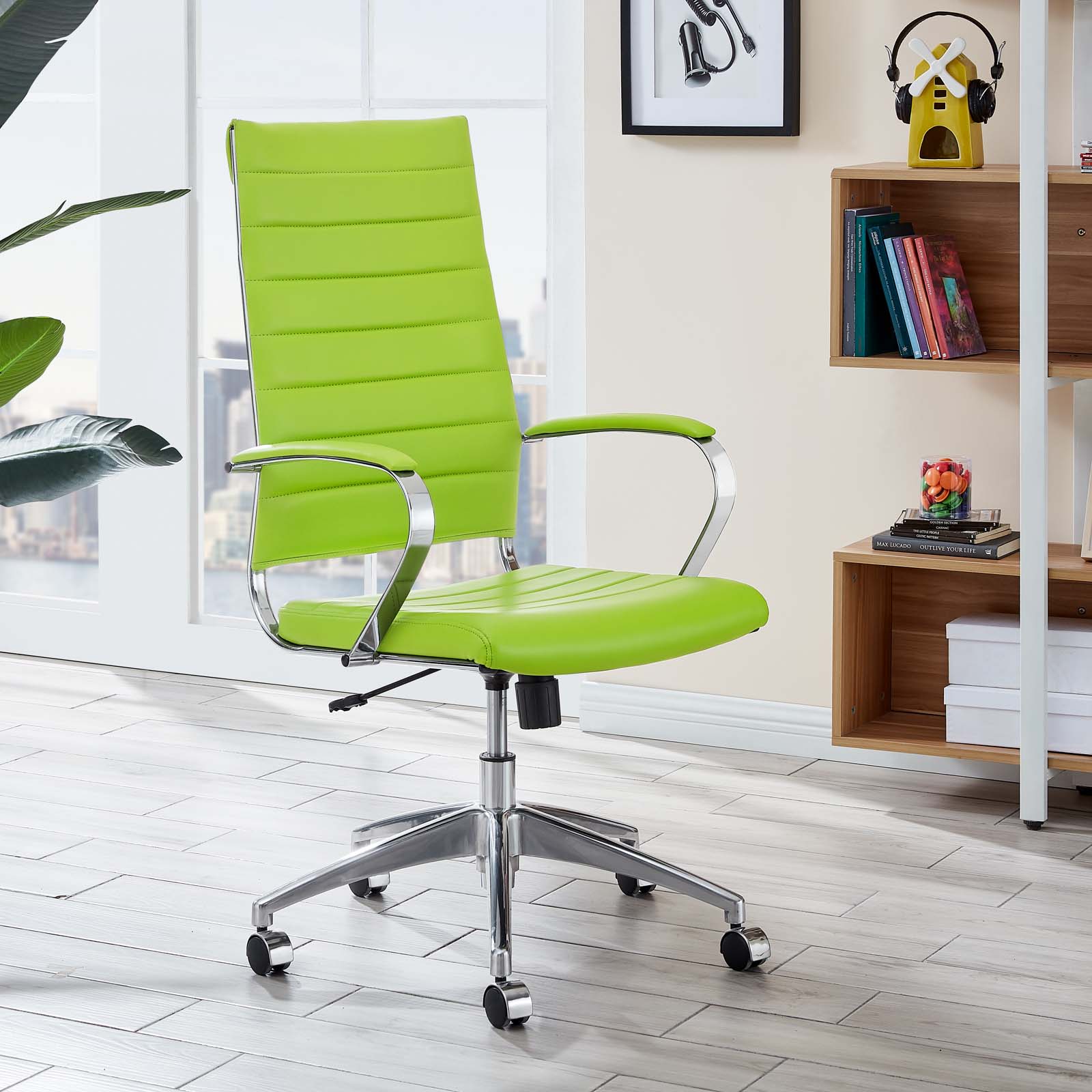 Modway Jive Highback Office Chair in Bright Green - Walmart.com
