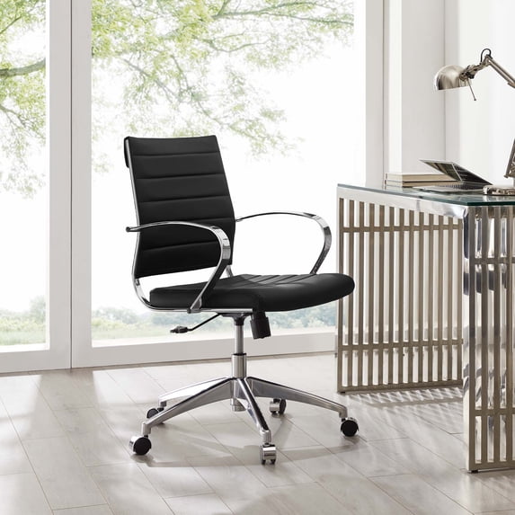 Modway Jive Mid Back Office Chair in Black