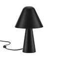 thumbnail image 1 of Modway Jovial Metal Mushroom Table Lamp with Swivel Shade in Black, 1 of 3