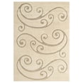 thumbnail image 1 of Modway Jubilant 8' x 10' Scrolling Vine Shag Area Rug in Cream, 1 of 7
