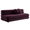 thumbnail image 1 of Modway Jubilee Modular Performance Velvet Armless Loveseat in Mulberry, 1 of 10