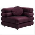 thumbnail image 1 of Modway Jubilee Modular Performance Velvet Corner Chair in Mulberry, 1 of 10