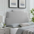 thumbnail image 1 of Modway Kasia Performance Velvet Full/Queen Headboard in Light Gray, 1 of 10
