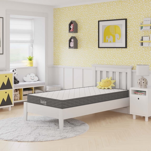 Modway Kate 6" Narrow Twin Mattress in White