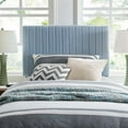 thumbnail image 1 of Modway Keira Velvet Upholstered Twin Headboard in Light Blue, 1 of 7