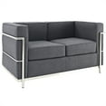 thumbnail image 1 of Modway LC2 Wool Loveseat with Steel Frame, Multiple Colors, 1 of 4