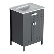 Modway Laguna 24" Bathroom Vanity in Gray White