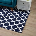 thumbnail image 1 of Modway Lida Moroccan Trellis 8x10 Area Rug in Navy and Ivory, 1 of 6