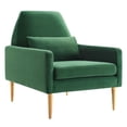 thumbnail image 1 of Liliana Performance Velvet Armchair, 1 of 2