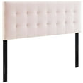 thumbnail image 1 of Modway Lily Biscuit Tufted Full Performance Velvet Headboard in Pink, 1 of 8