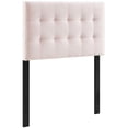 thumbnail image 1 of Modway Lily Biscuit Tufted Twin Performance Velvet Headboard in Pink, 1 of 8