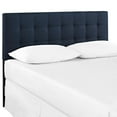 thumbnail image 1 of Modway Lily Full Upholstered Polyester Fabric Headboard in Navy, 1 of 9
