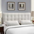 Modway Lily Full Upholstered Vinyl Headboard in White