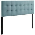 thumbnail image 1 of Modway Lily King Biscuit Tufted Performance Velvet Headboard in Light Blue, 1 of 5