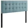 thumbnail image 1 of Modway Lily Queen Biscuit Tufted Performance Velvet Headboard in Light Blue, 1 of 8