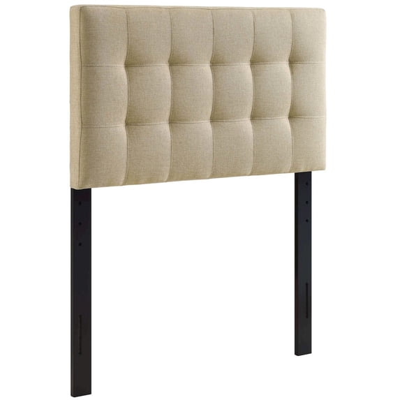 Modway Lily Tufted Headboard, Twin, Beige