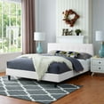 thumbnail image 1 of Linnea Full Fabric Bed in White, 1 of 5