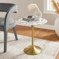 thumbnail image 1 of Modway Lippa 20" Round Terrazzo Side Table in Gold Terrazzo, 1 of 7