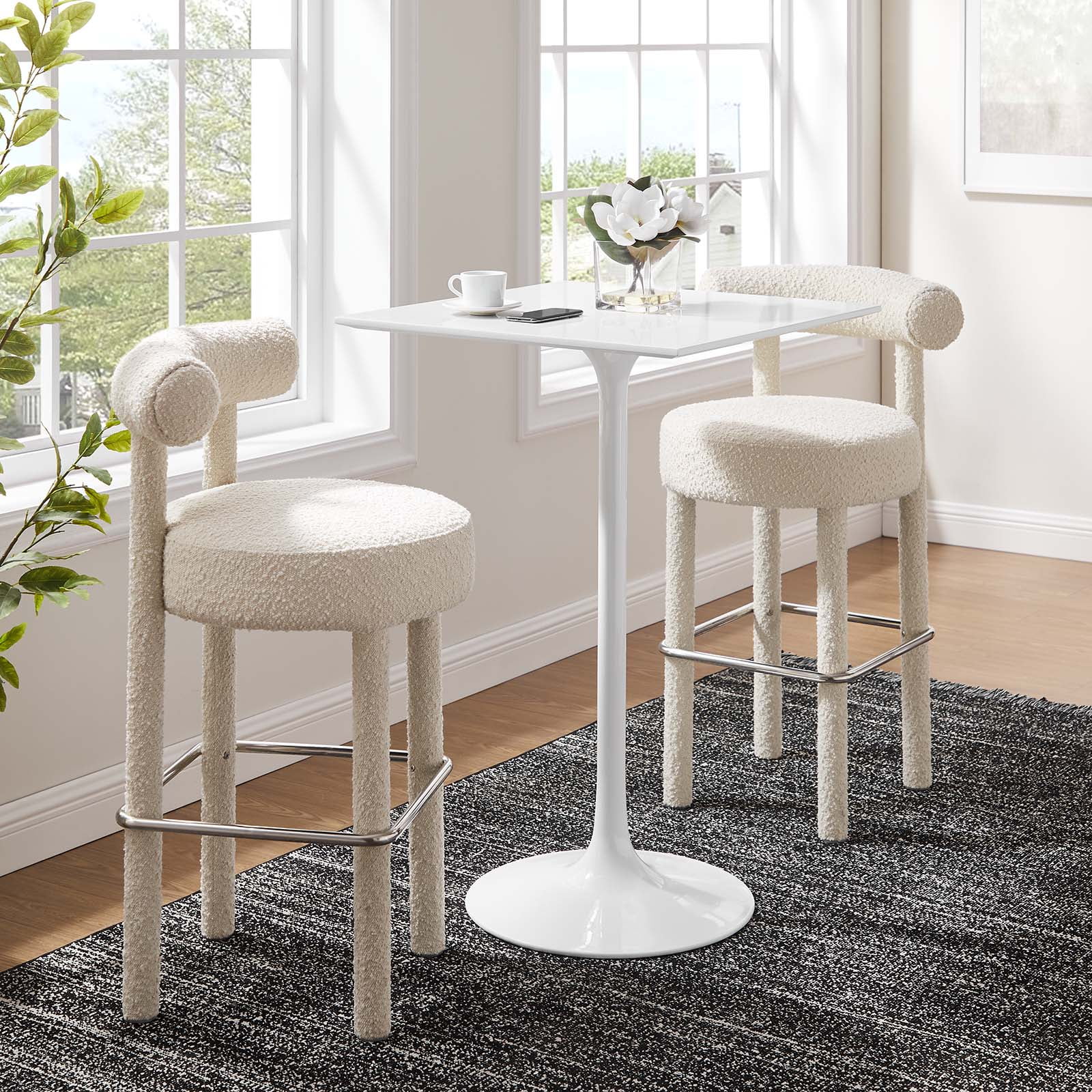 White Pub Tables Sets in Kitchen Dining Furniture Walmart