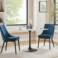 thumbnail image 1 of Modway Lippa 36" Square Lacquered MDF Wood Top Dining Table in Black/White, 1 of 7