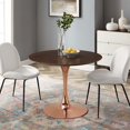 thumbnail image 1 of Modway Lippa 40" Wood Dining Table in Rose Cherry Walnut, 1 of 3