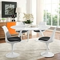 thumbnail image 1 of Modway Lippa 54" Wood Top Dining Table with Tripod Base in White, 1 of 4