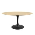 thumbnail image 1 of Modway Lippa 60" Oval Wood Grain Dining Table in Black Natural, 1 of 8