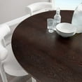 thumbnail image 1 of Modway Lippa 60" Round Wood Grain Dining Table in Gold Cherry Walnut, 1 of 7