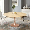 thumbnail image 1 of Modway Lippa 60" Wood Dining Table in Rose Natural, 1 of 3