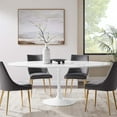 thumbnail image 1 of Modway Lippa 47" x 78" Oval Modern Wood Dining Table in White, 1 of 7