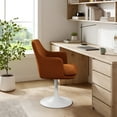 thumbnail image 1 of Lippa Swivel Dining Armchair in White Rust, 1 of 10