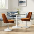 thumbnail image 1 of Lippa Swivel Dining Chair in White Rust, 1 of 10