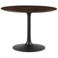 thumbnail image 1 of Modway Lippa Round 40" Wood Grain Mid-Century Modern Dining Table in Black Cherry Walnut, 1 of 7